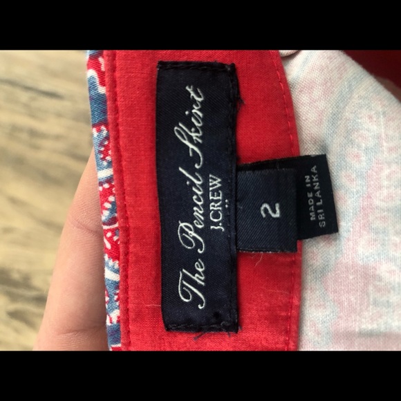 J Crew Factory Pencil Skirt Size 2 - Picture 4 of 4